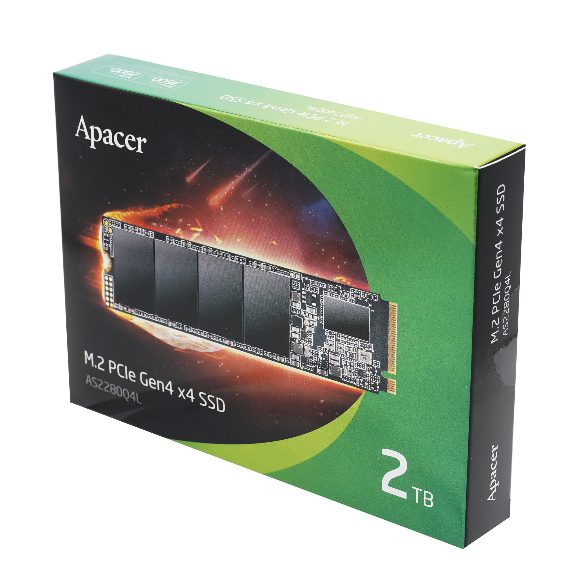 新品未開封】Apacer M.2 PCle Gen4 x4 SSD 2TB M.2 PCIe SSD AS2280Q4L 