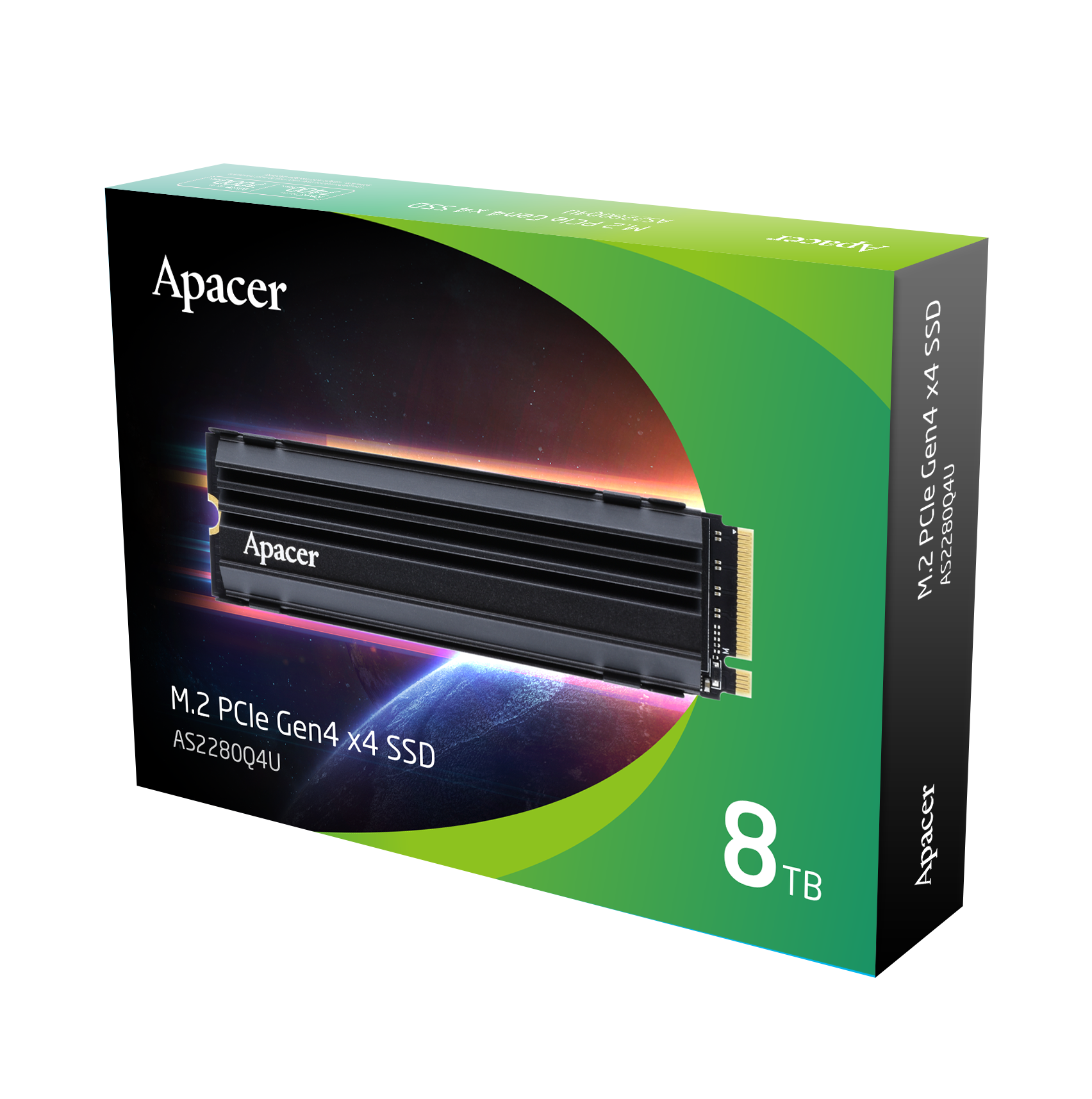 新品 Apacer SSD 1TB M.2 PCIe Gen4 x 4 NVMe TWSG4S PCIE GEN4X4 M.2 