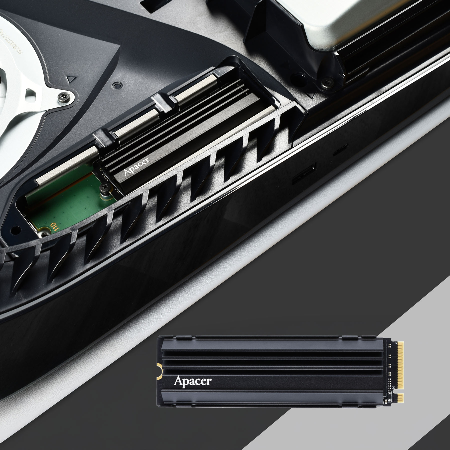 M.2 PCIe SSD 【PS5用】AS2280Q4U M.2 PCIe Gen4 x4 - Apacer