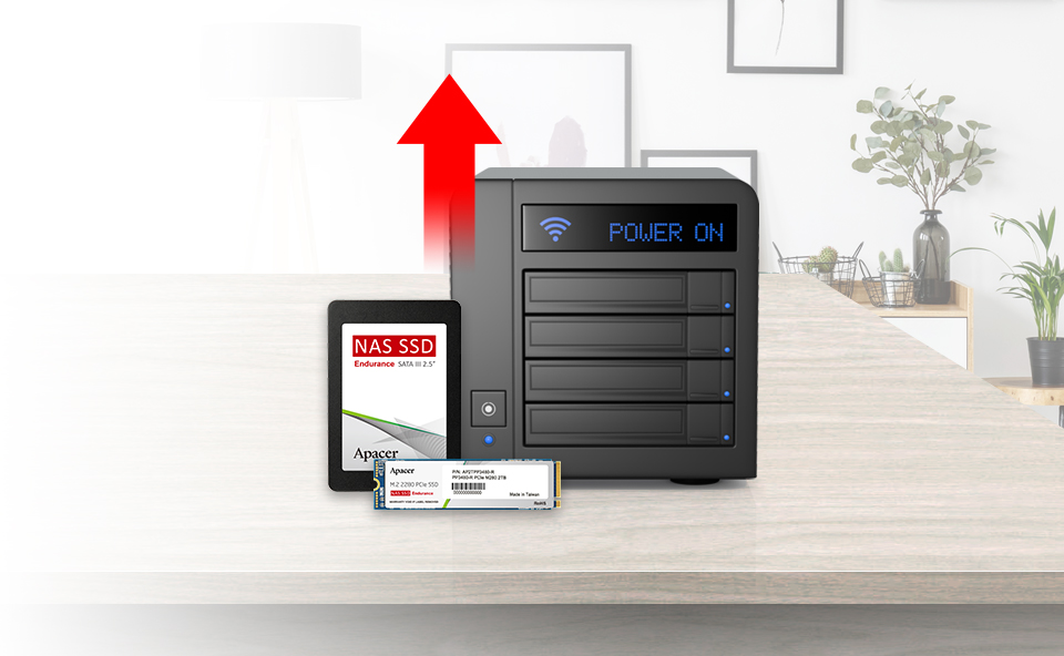 Reliable M.2 Gen3 NAS SSD | Stable Storage & High Endurance - Apacer