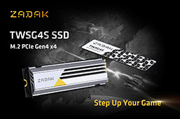 ZADAK의 TWSG4S PCIe Gen4 x4 SSD로 여러분의 게임을 업그레이드하세요